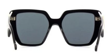 Gucci GG 0956S-003 Black/Gray Oversized Geometric Women's Sunglasses