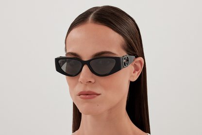 Buy Gucci Sunglasses GG1824S 004 55mm Black / Grey Lens at Buy Gucci Sunglasses GG1824S 004 55mm Black / Grey Lens at