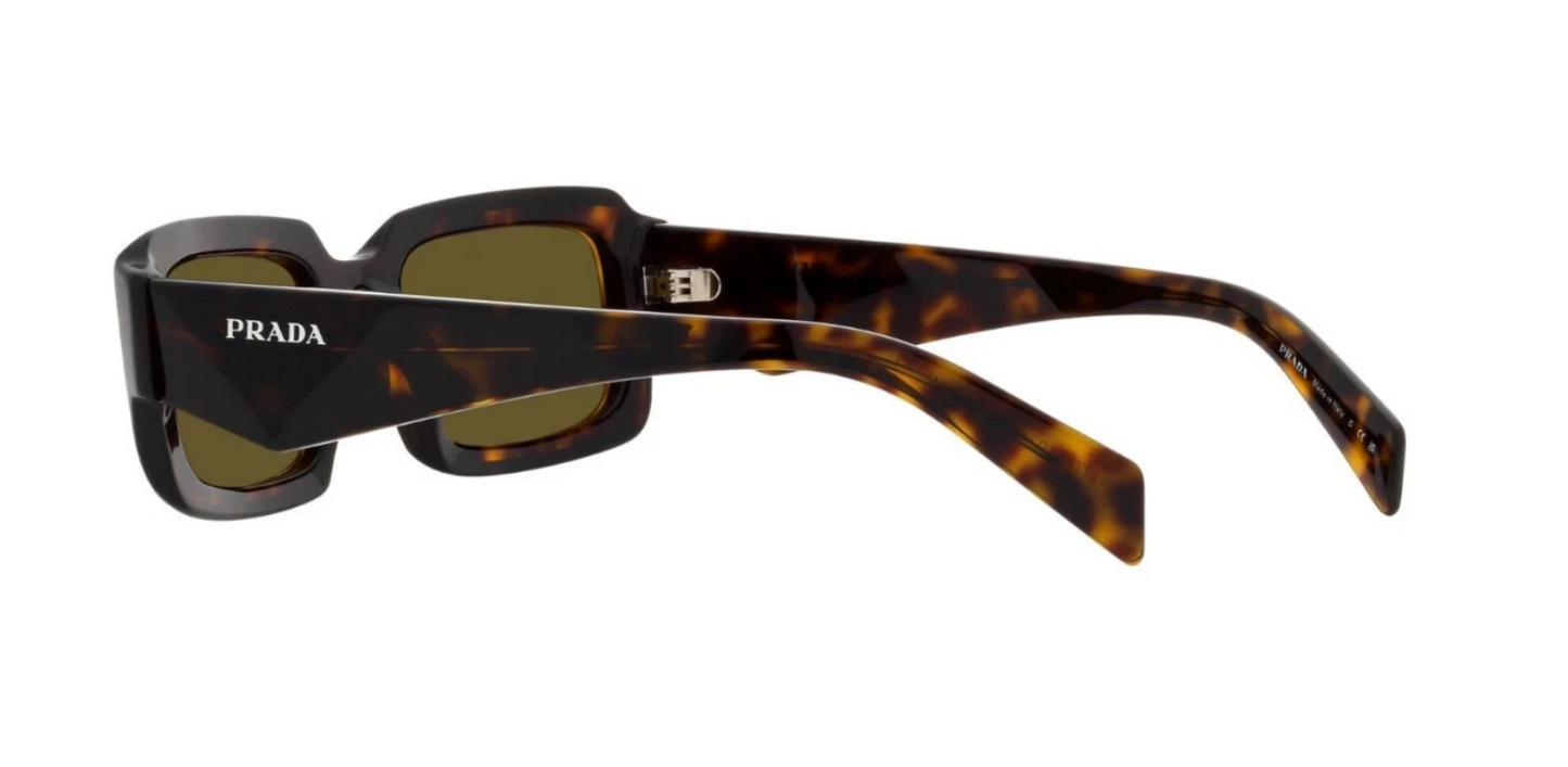 Prada PR 27ZS Tortoise/Brown Green (19J-09Z) Sunglasses