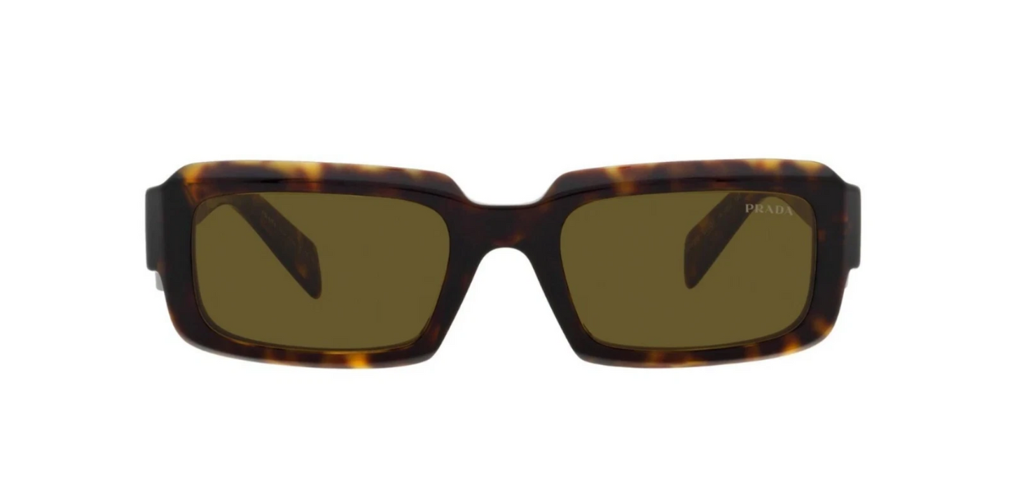 Prada PR 27ZS Tortoise/Brown Green (19J-09Z) Sunglasses
