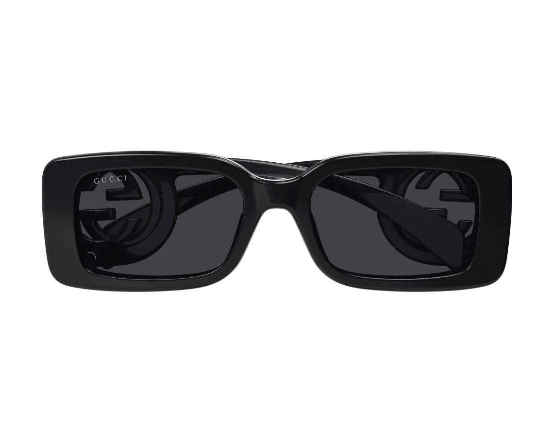 GUCCI GG1325S 001 Rectangular Squared Womens Sunglasses - ModaBlvck