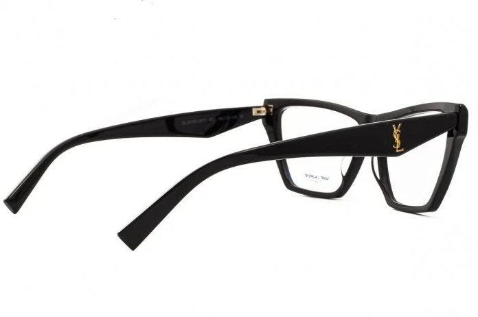 Saint Laurent SL-M103-OPT 001 Eyeglasses Women's Black Full Rim Cat Eye 58mm