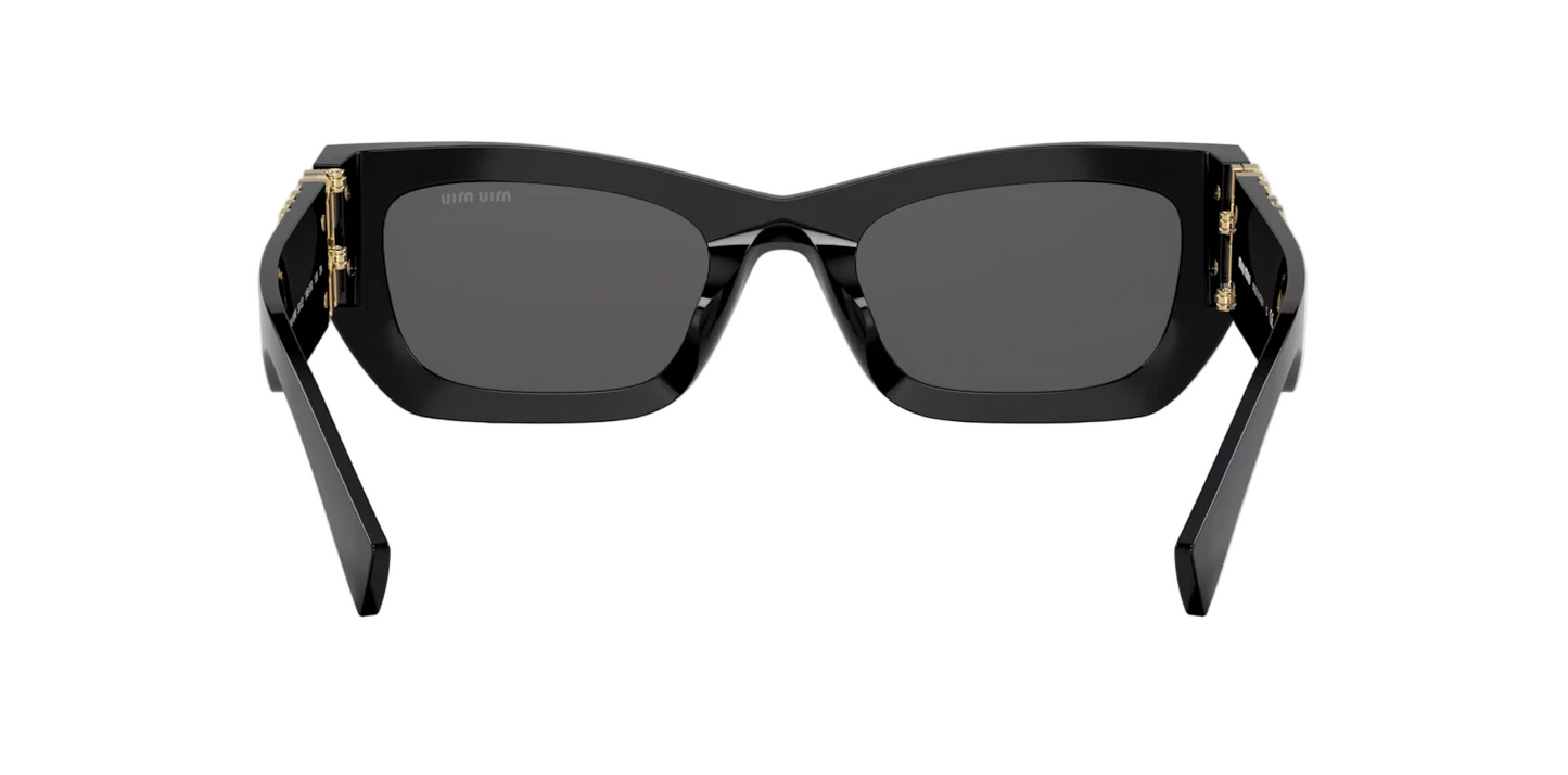 MIU MIU Sunglasses 09WS 1AB5S0 50mm Black / Dark Grey Lens