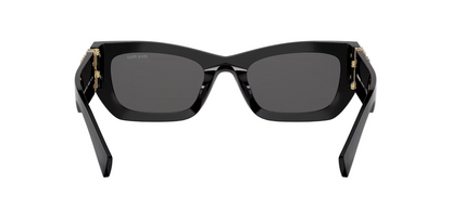 MIU MIU Sunglasses 09WS 1AB5S0 50mm Black / Dark Grey Lens