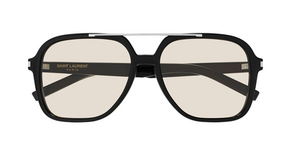 Saint Laurent SL 545 Black/Light Yellow (001) Sunglasses