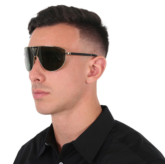 Prada PR 69ZS Light Gold/Green 5AK0 5V Sunglasses
