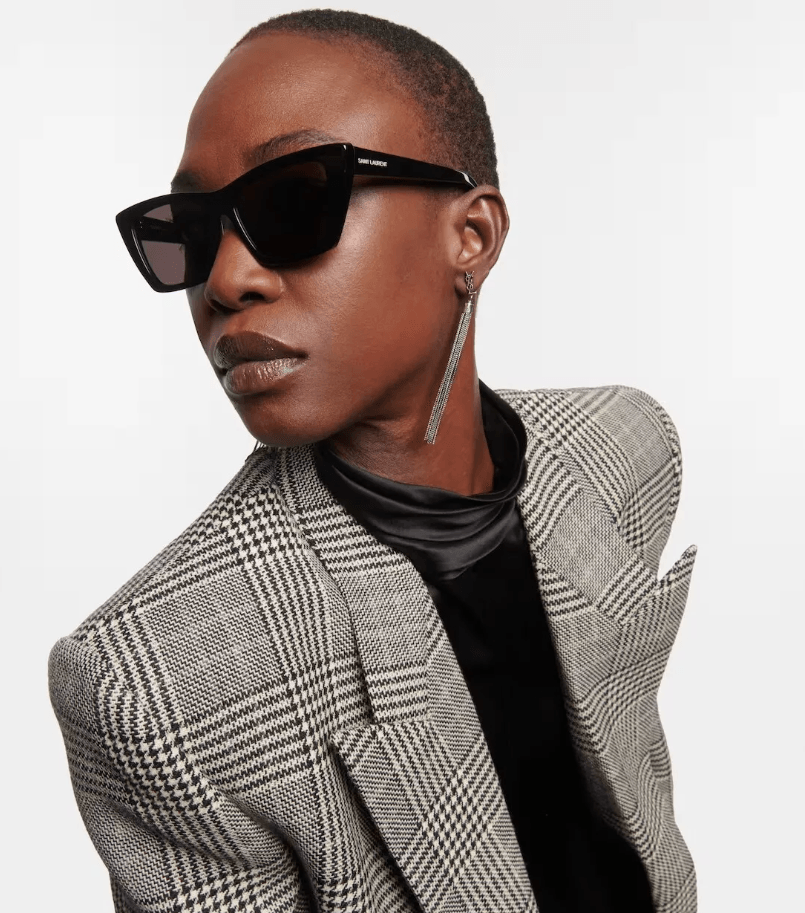 ★MUUT★ Sungalsses SLAB 27 Buy Saint Laurent Cateye Sunglasses SL276 Mica 001 Shiny