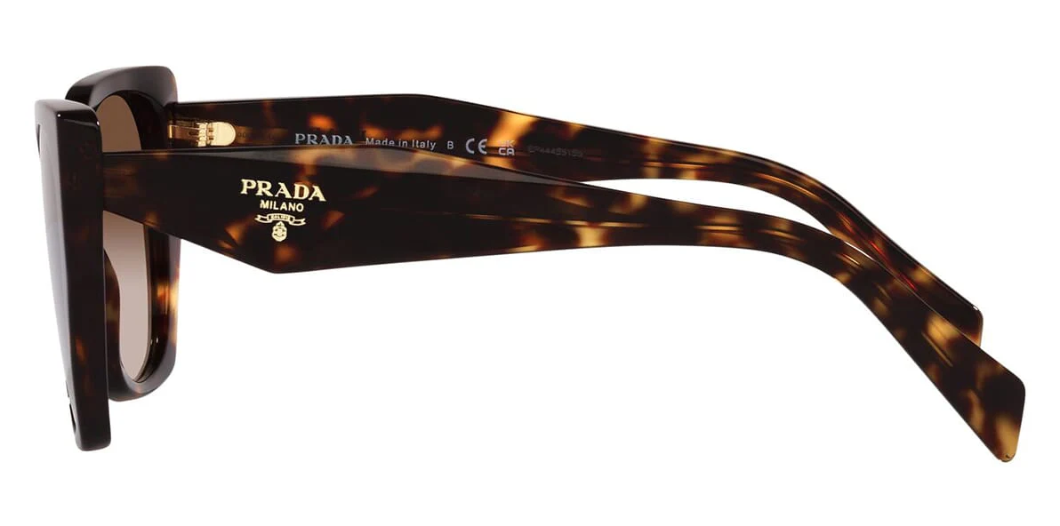 PRADA PR 19ZS 2AU6S1 Tortoise Brown Gradient 55 mm Women's Sunglasses