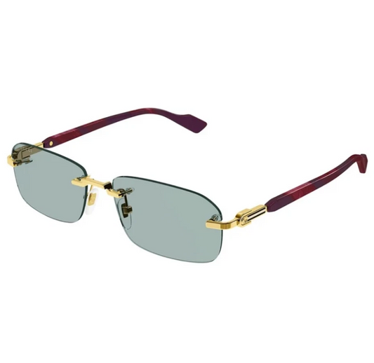 Gucci GG1221S 003 Unisex Square Sunglasses