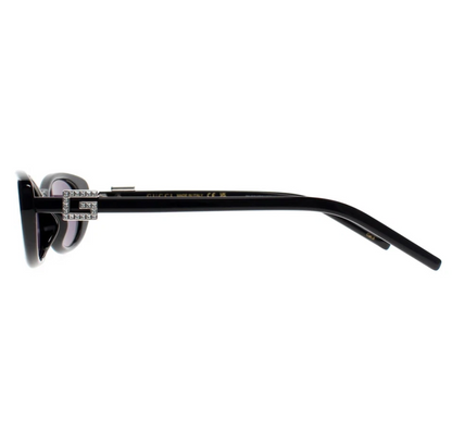 Gucci Sunglasses GG1680S 002 Black with Silver Crystal Stud Detail Gray