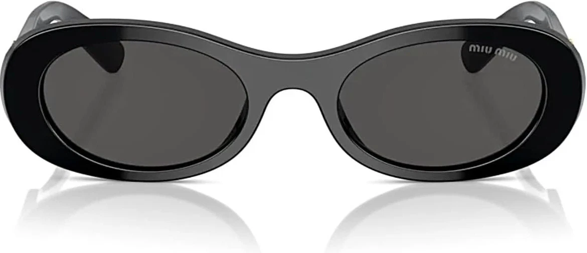 MIU MIU Sunglasses MU06ZS 1AB5S0 50mm Black / Dark Grey Lens