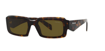 Prada PR 27ZS Tortoise/Brown Green (19J-09Z) Sunglasses