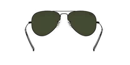 Ray Ban 3025 002/58 Black Classic Aviator Sunglasses Polarized 58 mm