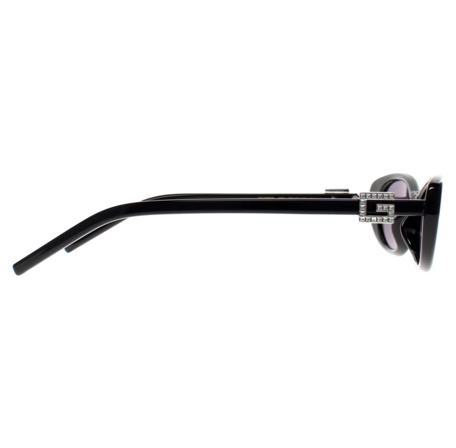 Gucci Sunglasses GG1680S 002 Black with Silver Crystal Stud Detail Gray