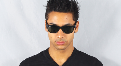 Ray-Ban New Wayfarer Tortoise/Green Classic G-15 55 mm Sunglasses RB2132 902L 55