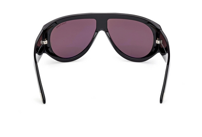 TOM FORD TF 1044 Bronson Sunglasses 01A Black Gray lenses 60 New