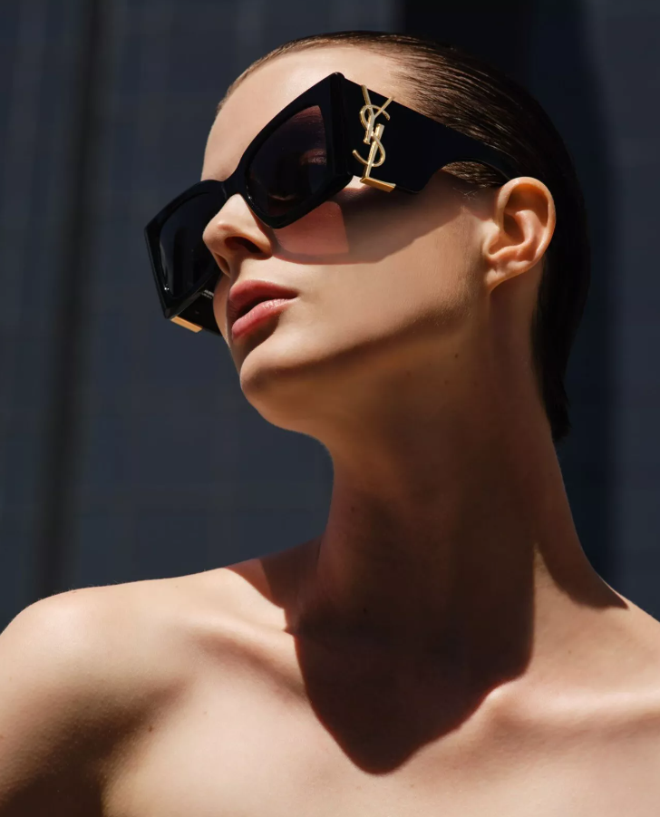 Saint Laurent SL M119 BLAZE 002 Havana Gold YSL Sunglasses