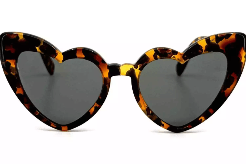 Saint Laurent Sl181 LOULOU 006 Havana Heart Sunglasses Authentic - ModaBlvck