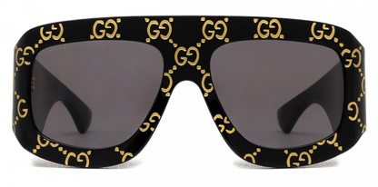 Gucci GG0983S 004 59  BlackGrey Square Men's Sunglasses