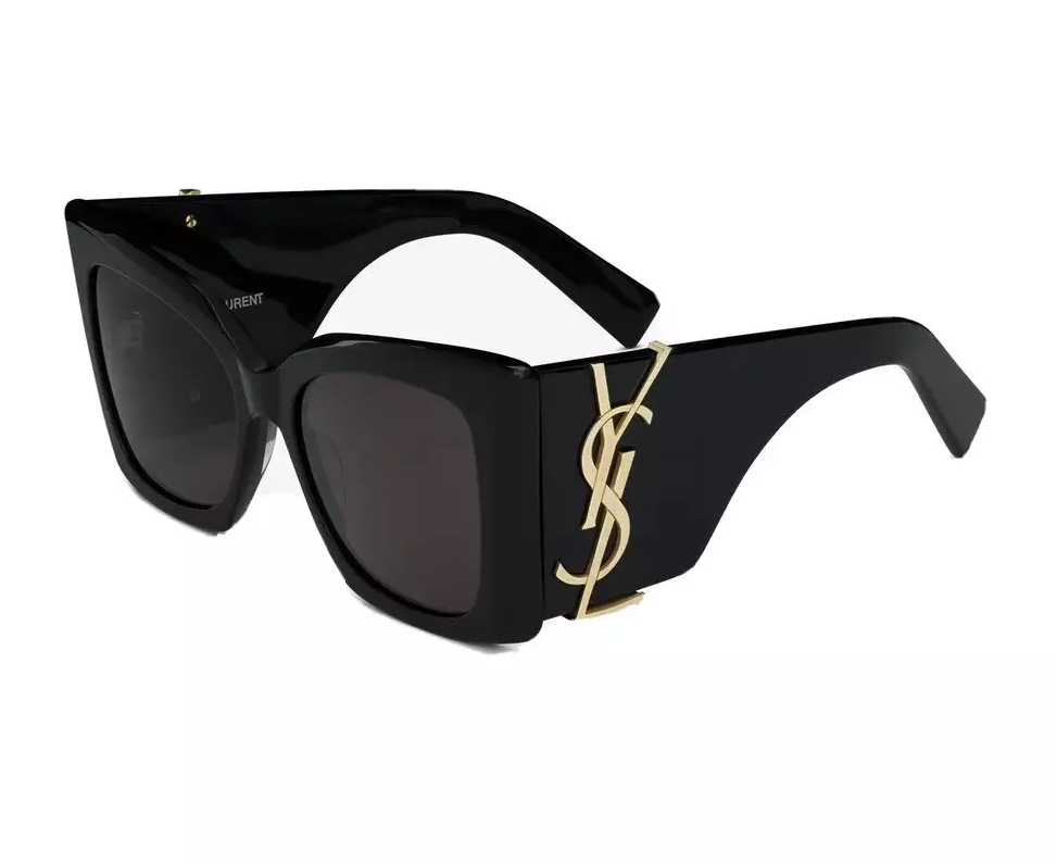 Saint Laurent SL M119 BLAZE-001 Black Gold Sunglasses