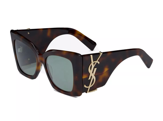 Saint Laurent SL M119 BLAZE 002 Havana Gold YSL Sunglasses