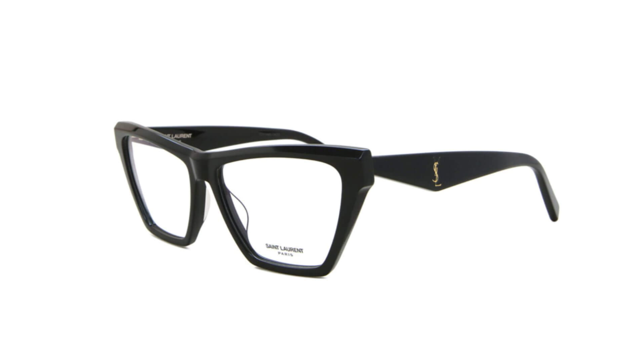 Saint Laurent SL-M103-OPT 001 Eyeglasses Women's Black Full Rim Cat Eye 58mm