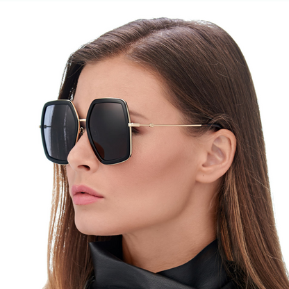 Gucci GG0106S 56mm Square Black Sunglasses