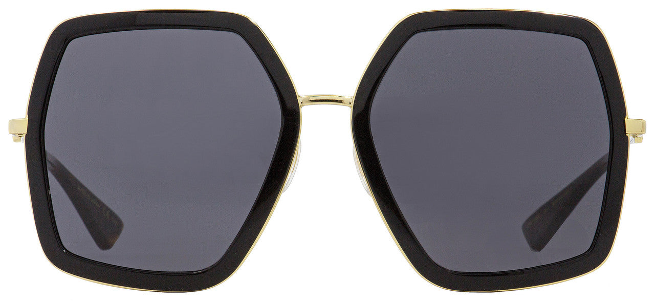 Gucci GG0106S 56mm Square Black Sunglasses