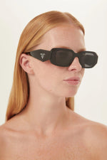 Prada PR 17WS 1AB5S0 Black Sunglasses - ModaBlvck