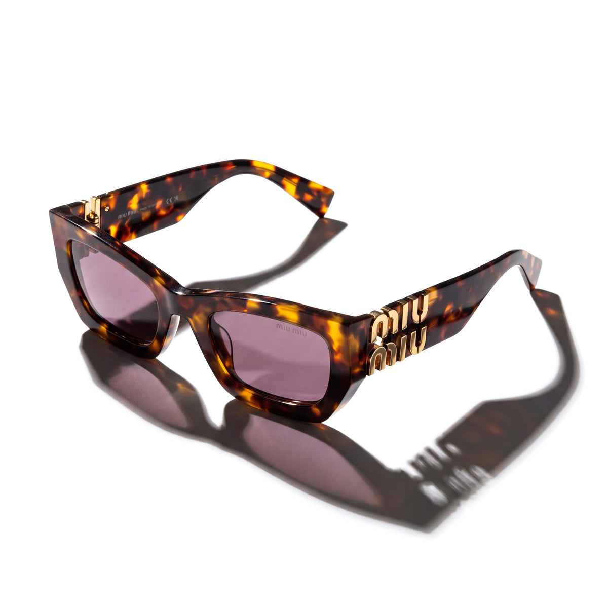 Miu Miu MU 09WS 14L20 Havana Sunglasses