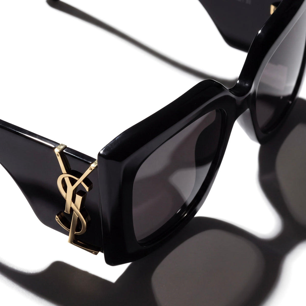 Saint Laurent SL M119 BLAZE-001 Black Gold Sunglasses
