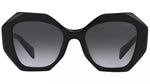Prada PR 16WS Black Geometric Sunglasses - ModaBlvck