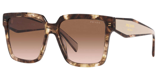 Prada PR 24ZS 07R0A6 Tortoise Oversized Sunglasses