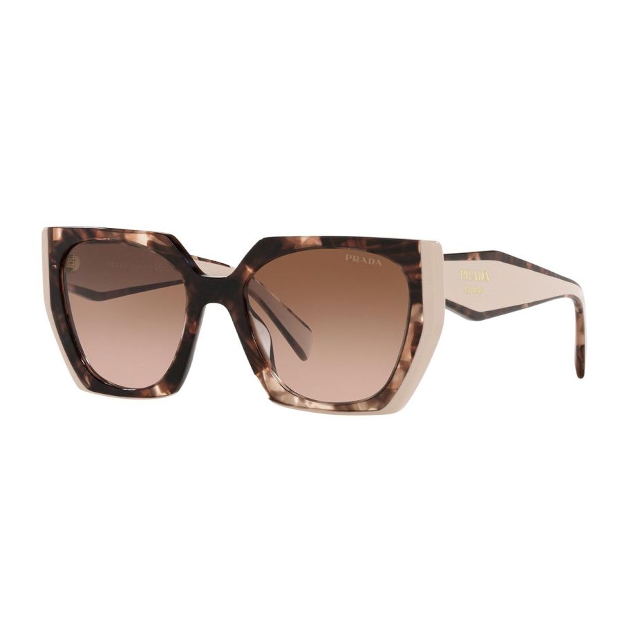 Prada PR 15WS 01R0A6 Square Tortoise Oversized Sunglasses