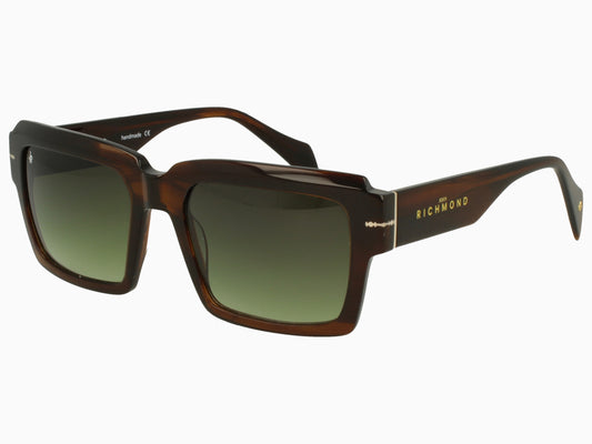John Richmond RIS.050.07 Havana Rectangular Sunglasses