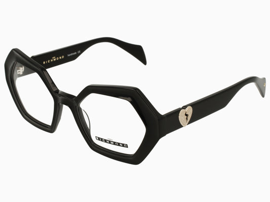 John Richmond RIV.200.00 Black Geometric Optical Glasses