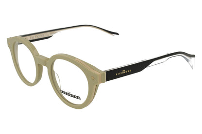John Richmond RIV.206.05 Olive & Black Round Optical Glasses