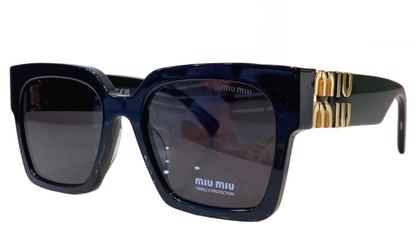 Miu Miu VMU 04U 1AB Black Sunglasses