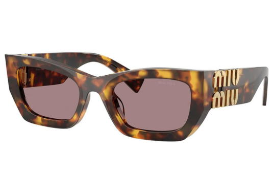 Miu Miu MU 09WS 14L20 Havana Sunglasses