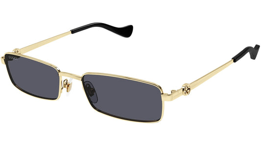 Gucci GG1600S 001 56 Sunglasses Gold Gray