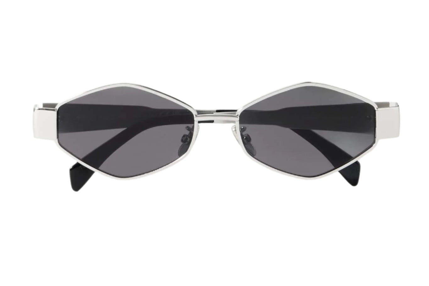 Celine CL40254U 16A Metal Triomphe Silver Gray