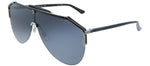 Gucci GG0584S 001 Ruthenium Shiny Black Grey Sunglasses - ModaBlvck