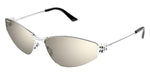 Balenciaga BB0335S 006 65 - Silver - ModaBlvck