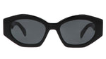 Celine CL40238 01 Oval Black Sunglasses - ModaBlvck