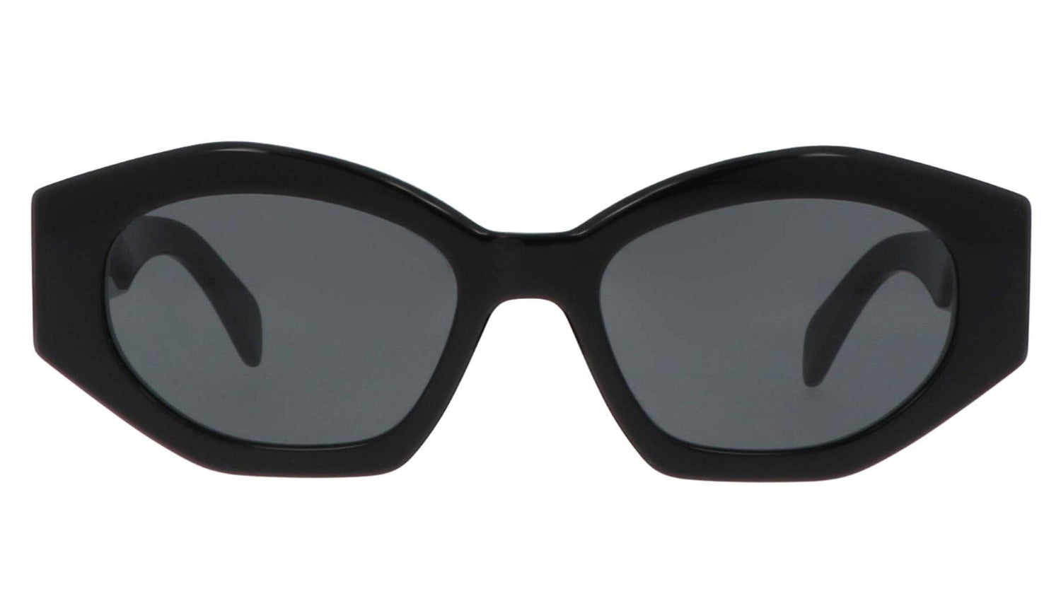 Celine CL40238 01 Oval Black Sunglasses - ModaBlvck