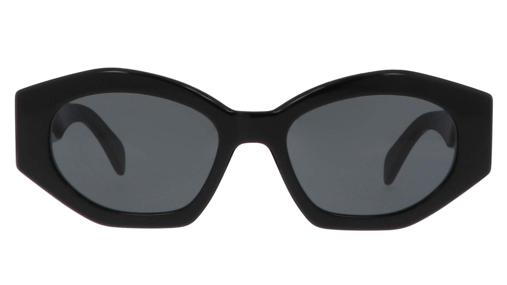 Celine CL40238 01 Oval Black Sunglasses - ModaBlvck