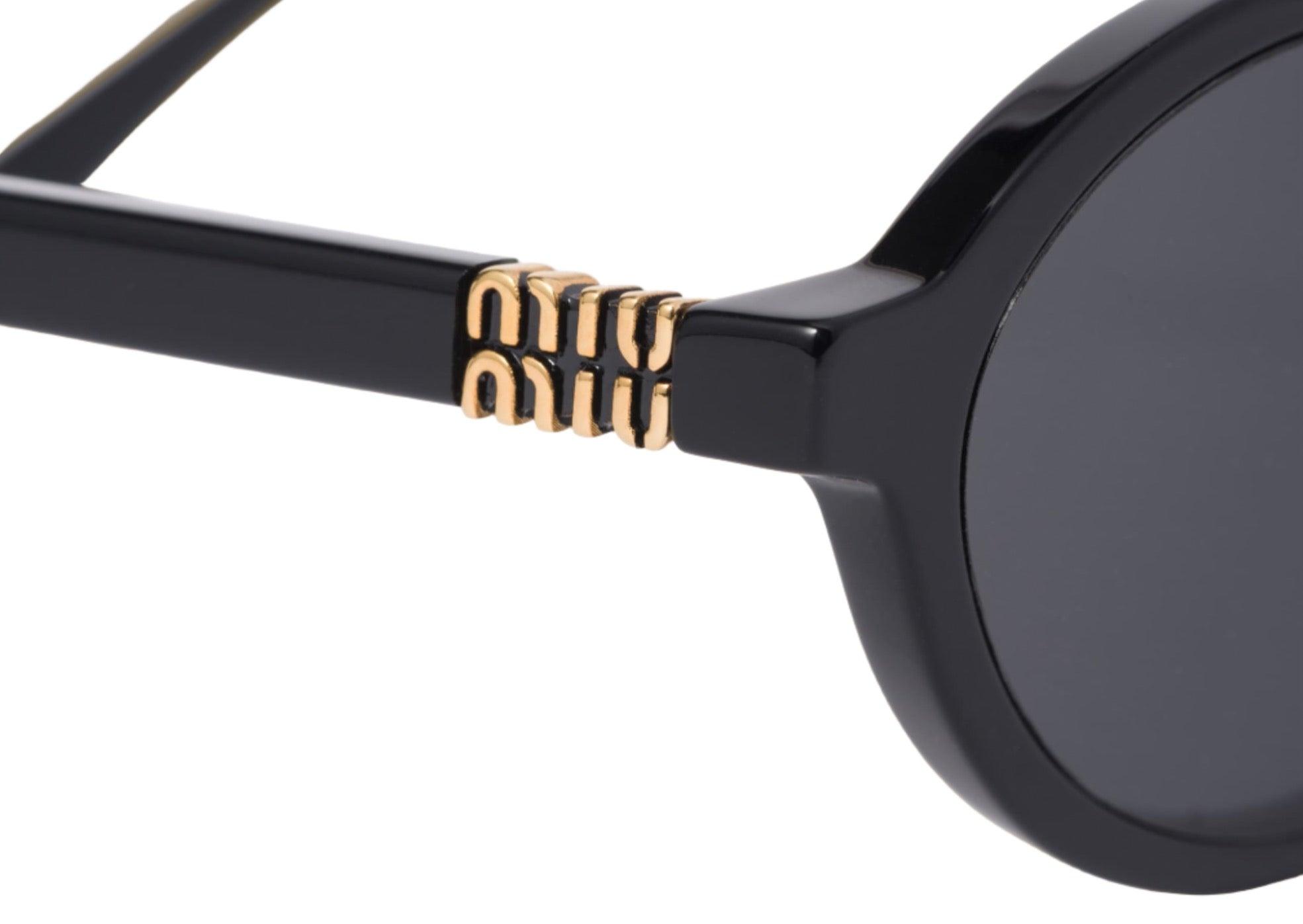 Buy Miu Miu MU04ZS 1AB5S0 Women's Sunglasses Black at best