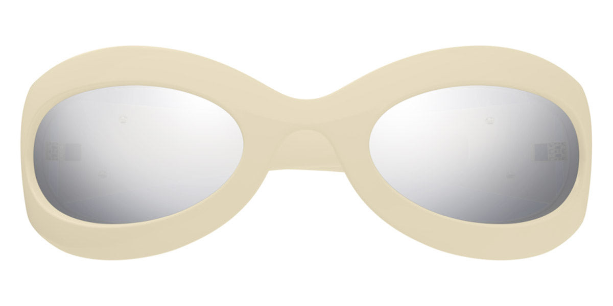Gucci GG1247S Oval Sunglasses in Yellow/Silver