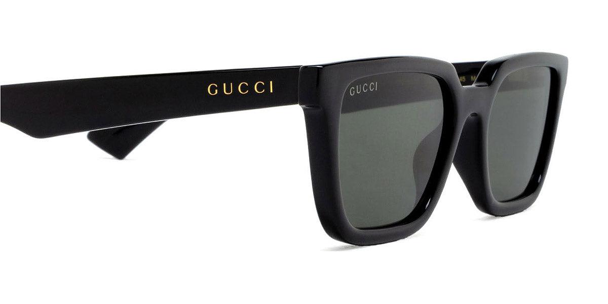 【GUCCI】グッチ　サングラス　正規品　GG1539S　001 Gucci Gg1539s Black Male Rectangle Sunglasses | Eyewear Index