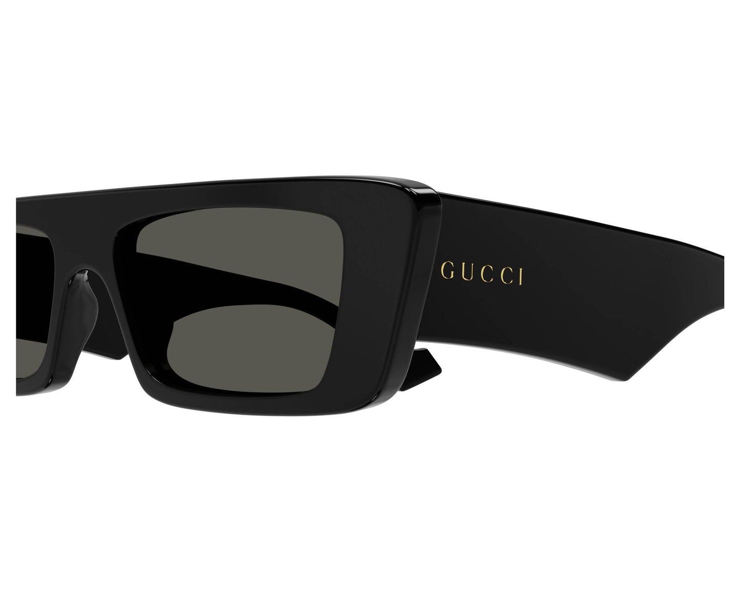 Gucci GG1331S Slim Black Silver Sunglasses